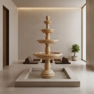 Gold Line Stone Fountain XPFN00017