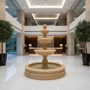 Gold Line Stone Fountain XPFN0003