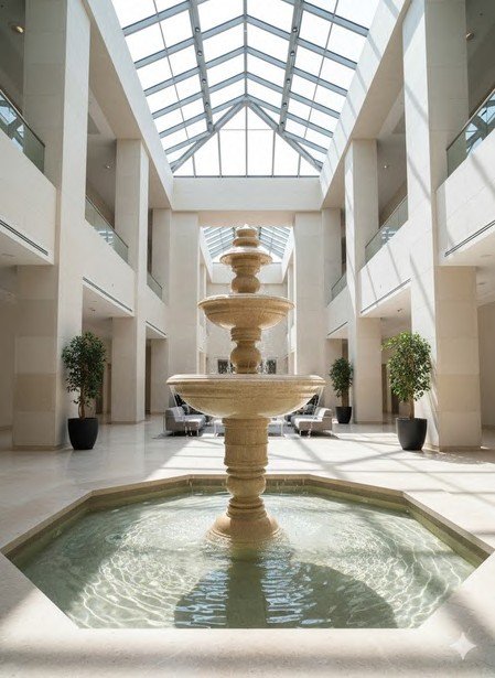 Flower Gold Stone Fountain XPFN0009 - Image 2