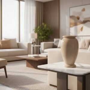 Gold Line Stone Vase XPV0001