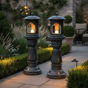 Taxila Stone Stone Lamp (Pair) XPV0006