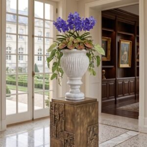 Ziarat White Urn Planter XPV0008